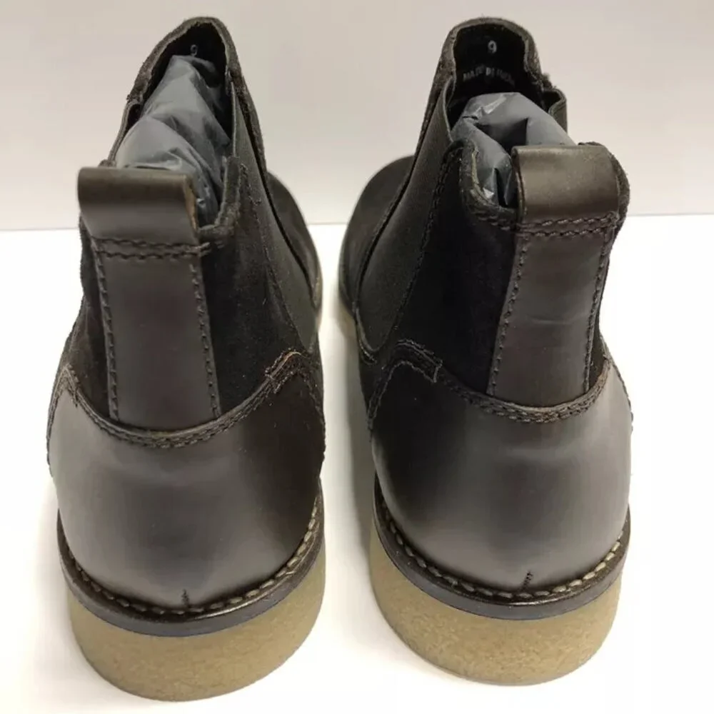 Thomas & Vine Men’s Hendrix, Brown Chelsea Boots, Size 9 M